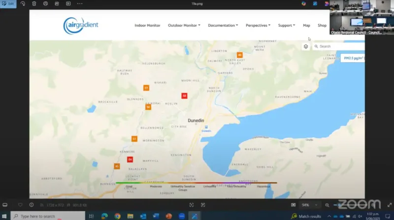 AKV presenting its findings to the Otago Regional Council.