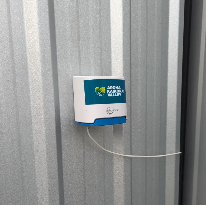 Airgradient monitor deployed by AKV