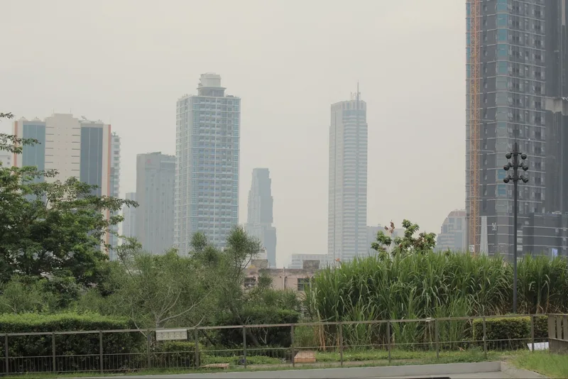 haze over Bangkok