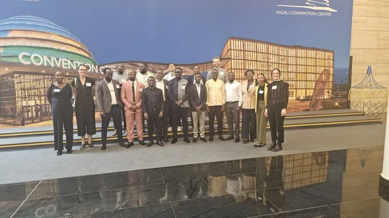 Participants of the “Enhancing Air Quality Data Access in Africa” Meeting in Kigali, Rwanda.