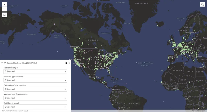 The Low Cost Air Quality Sensor Harmonization Database: Bringing Dispersed Sensor Data Together