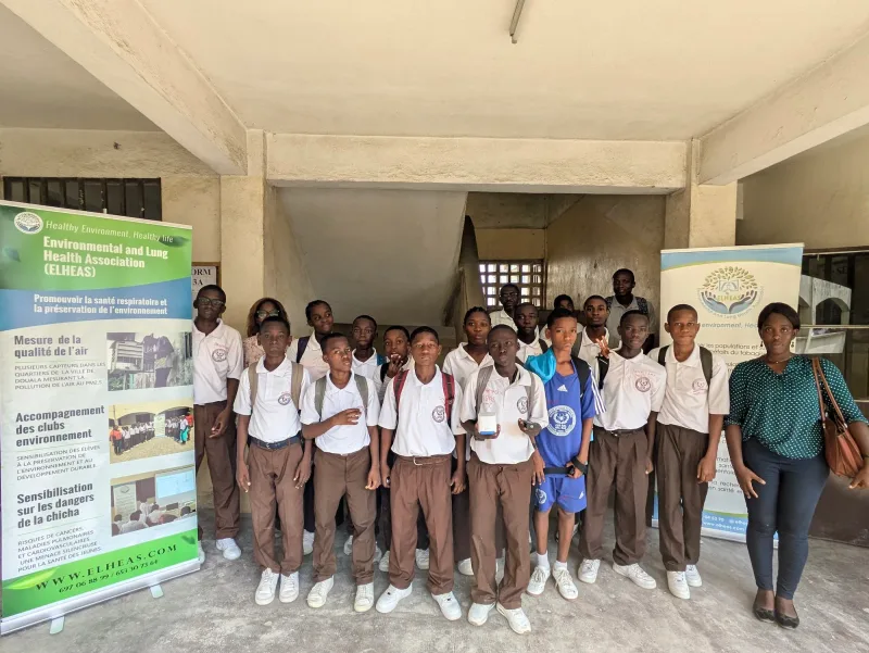 Students in the school’s environmental club