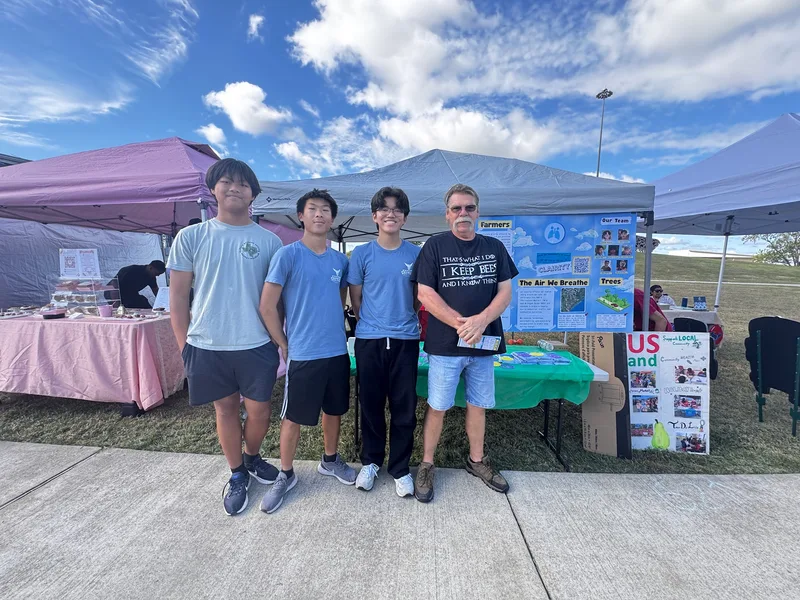 The CLAIRity team spreading awareness at local events