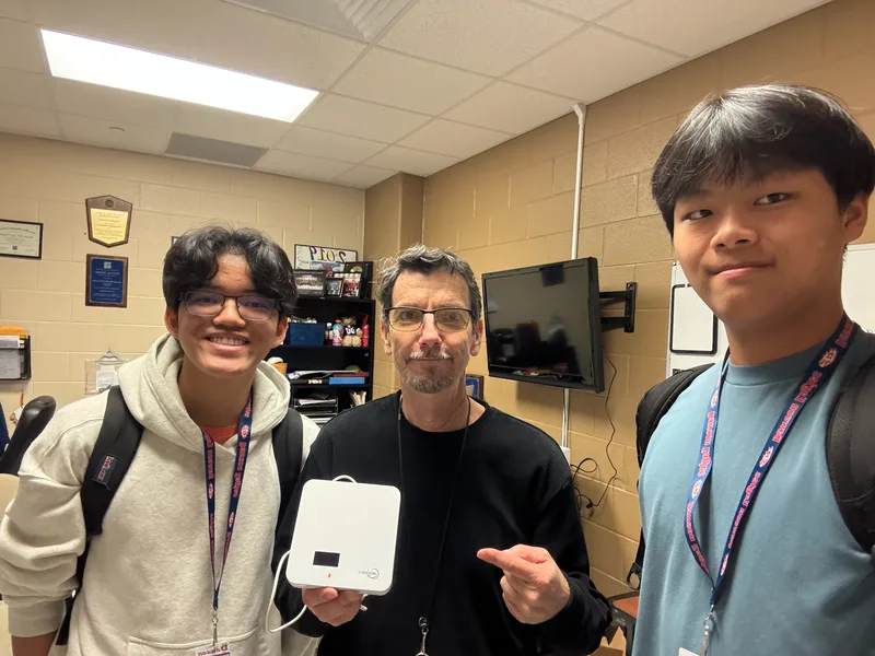 Deploying monitors around the school