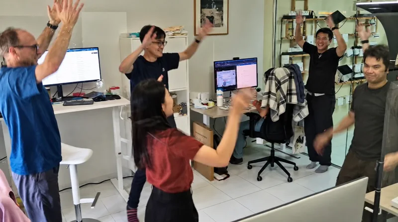 The team helping generate a changing CO₂ signal for the comparison.