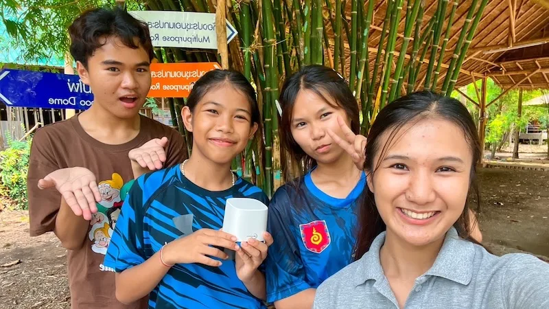 Mechai Bamboo School air quality education project