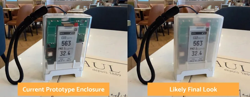 How will the AirGradient Go look like?