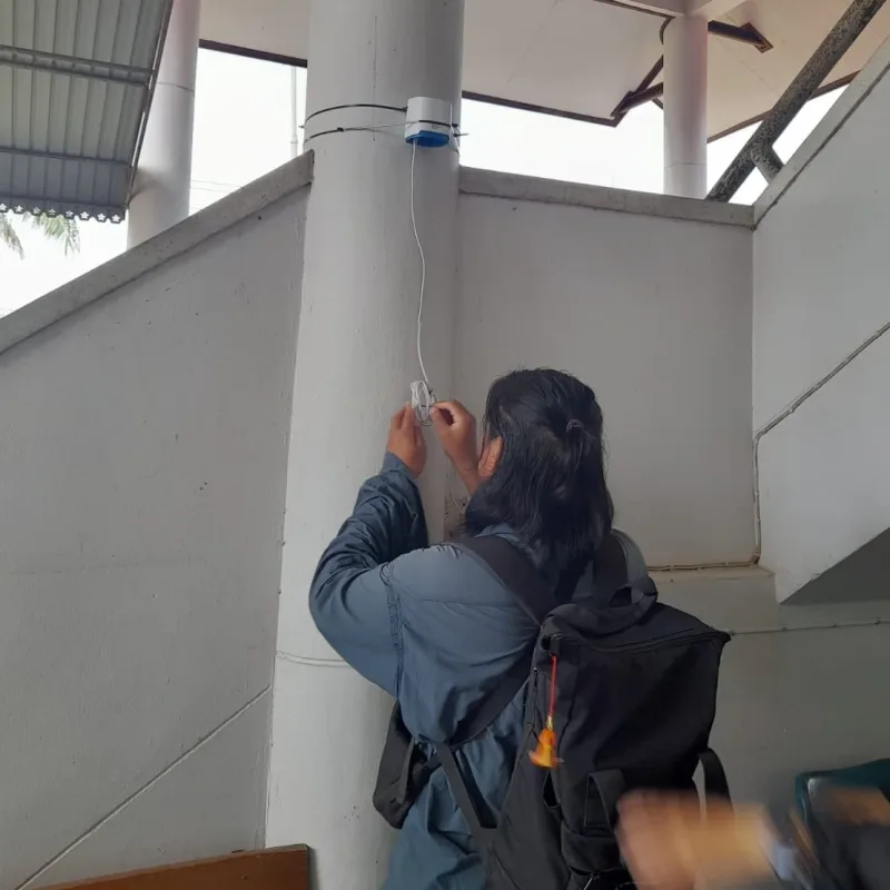 installing the second sensor