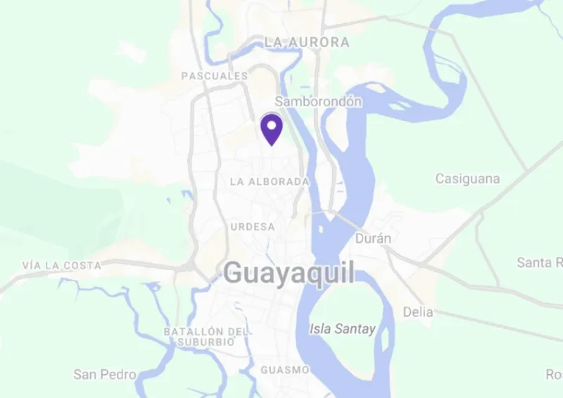 Proposed location for an outdoor air quality monitor at a school in Guayaquil, Ecuador’s largest city, facing air pollution challenges from dense population, traffic, and industrial emissions.