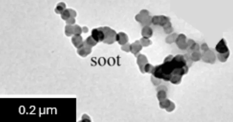 Image of a soot particle
